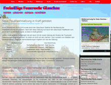 Tablet Screenshot of feuerwehr-glauchau.de